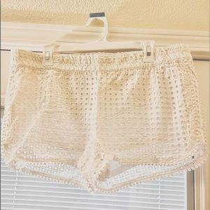 Lilly Pulitzer for Target White Eyelet Shorts-LG